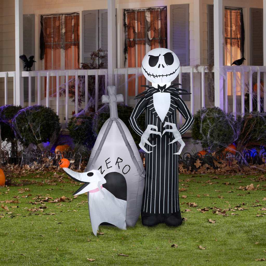 7 ft Inflatable Monster with Creatures Scene Halloween Decoration