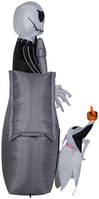 7 ft Inflatable Monster with Creatures Scene Halloween Decoration