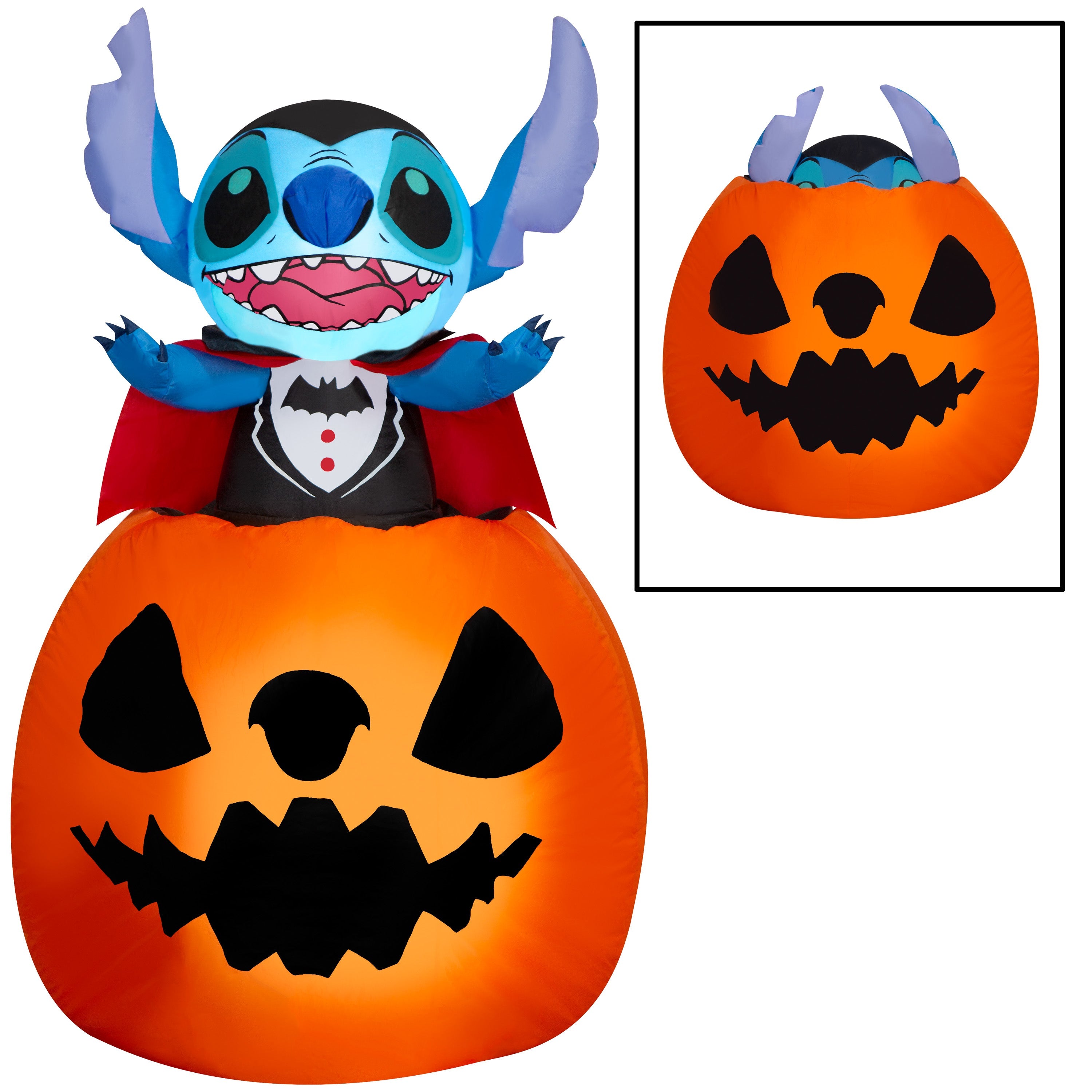 3 ft Inflatable Turtle Character with Pumpkin Halloween Decoration