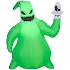 3.5 ft Inflatable Monster with Skull Halloween Decoration