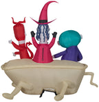 8 ft Inflatable Clock Tower House Halloween Decoration