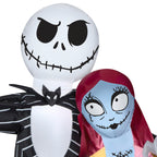 5 ft Inflatable Skeleton Dog with House Scene Halloween Decoration