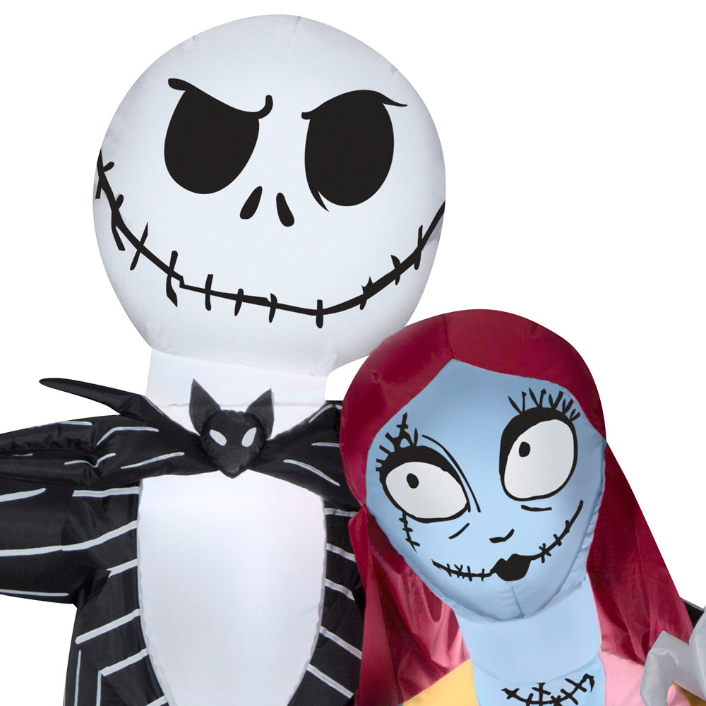 5 ft Inflatable Skeleton Dog with House Scene Halloween Decoration