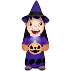 3.5 ft Inflatable Green Monster Halloween Decoration