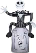 5 ft Animated Inflatable Vampire Character Popping Out of Pumpkin Halloween Decoration
