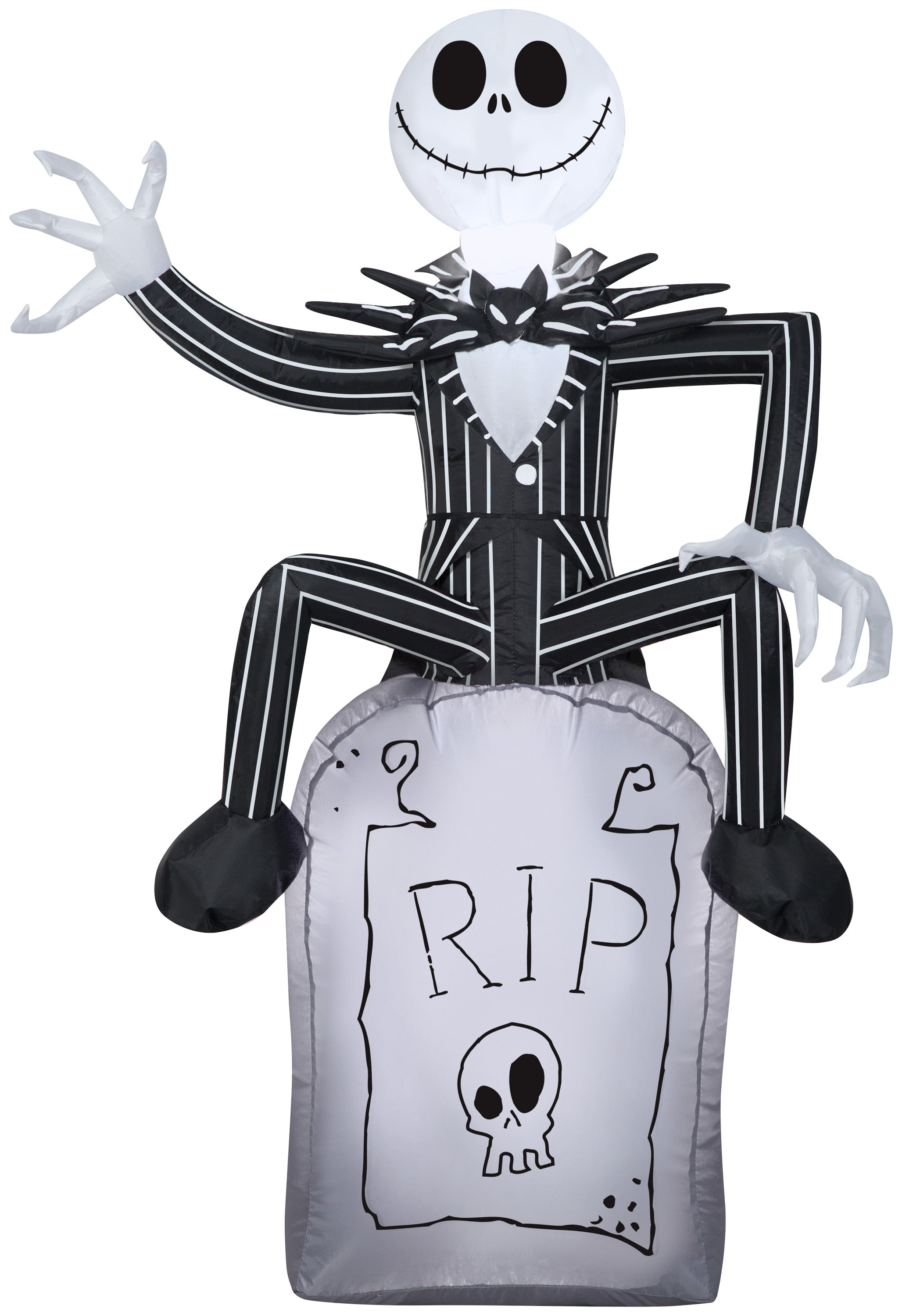 5 ft Animated Inflatable Vampire Character Popping Out of Pumpkin Halloween Decoration