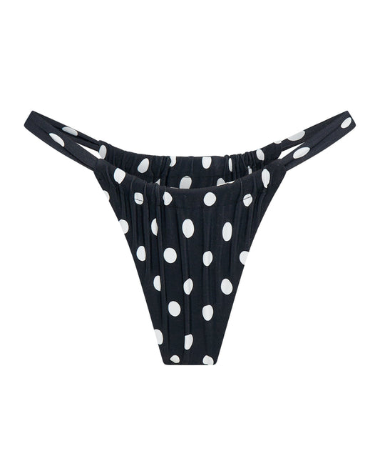 Rhodes Bottom Black Polka